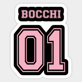 BOCCHI THE ROCK: 01 BOCCHI FRONT AND BACK PRINT Sticker